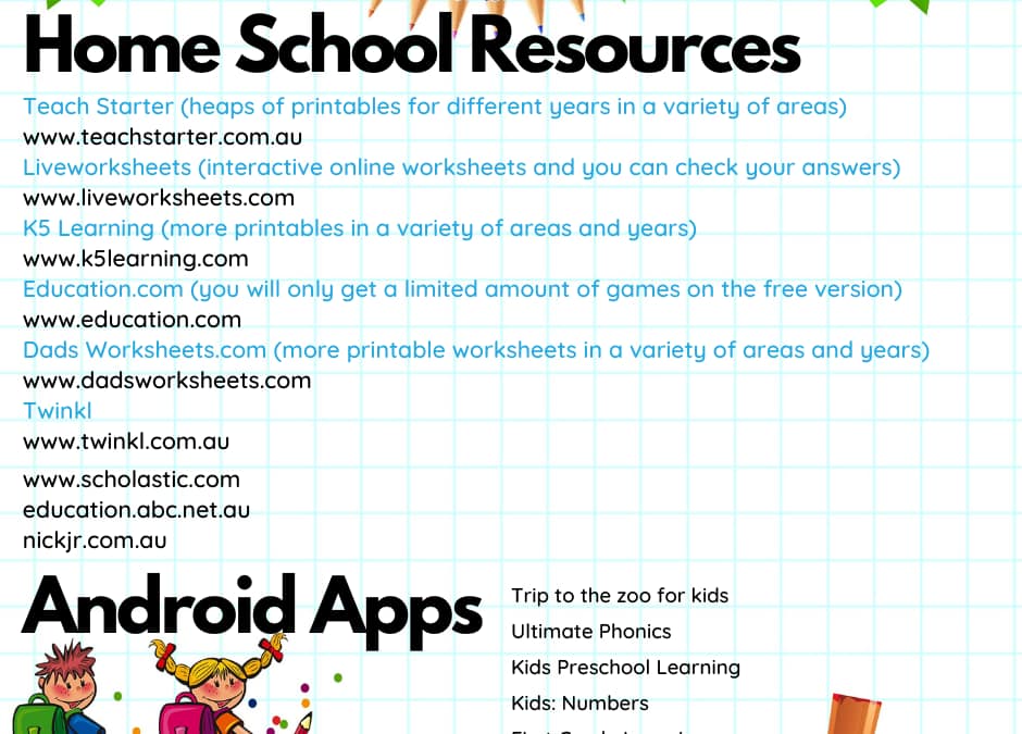 Home Schooling Resources