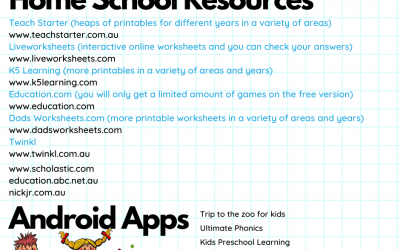Home Schooling Resources