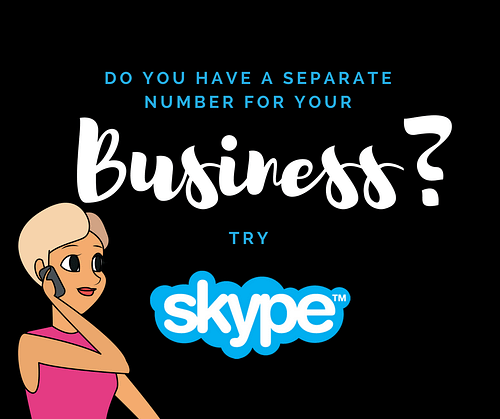 Do you have a separate number for your business?