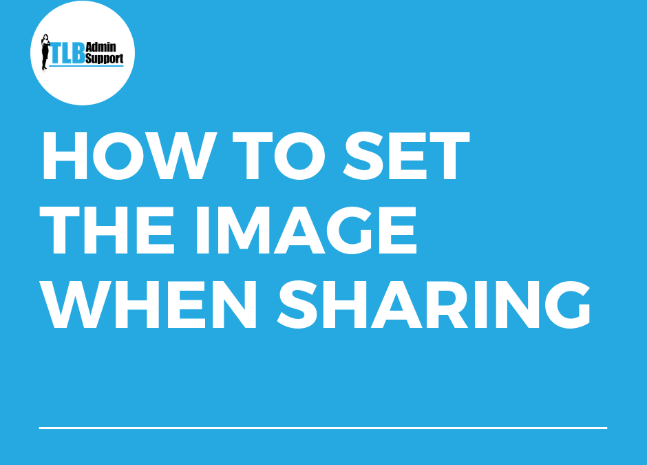 How to set the image when sharing