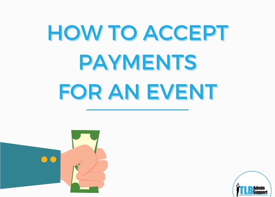 How to accept payment for an Event